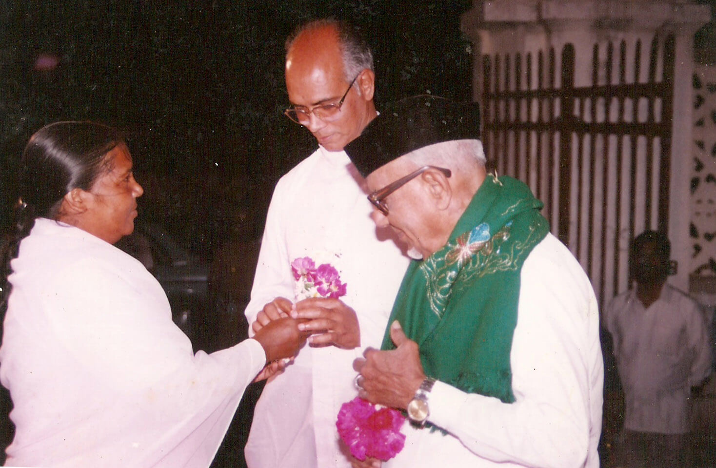 Father with a Hindi and Muslim